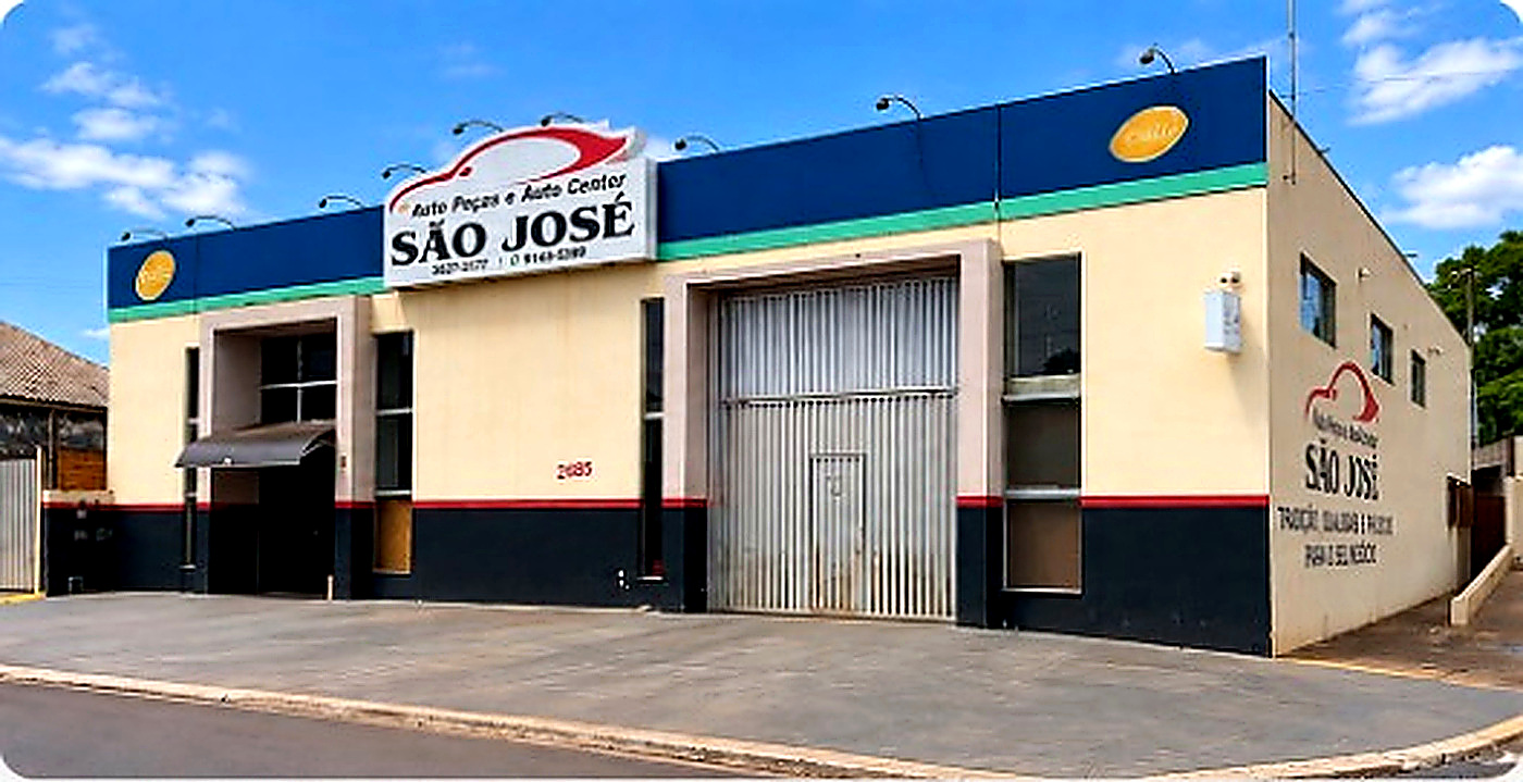 Fachada da Auto Peças e Auto Center São José